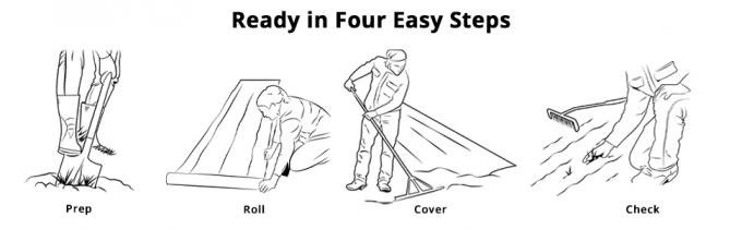 Estera del control de malas hierbas, cubierta de tierra, cama de flor, pajote, pavimentadoras, ribete, participaciones del jard&iacute;n, barrera de la mala hierba, paisaje 20