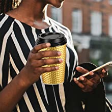 Partido metálico Rose Gold Cups, cuchara de la tapa, Rose Gold Party Decorations, decoraciones nupciales de la ducha, tazas de café 4