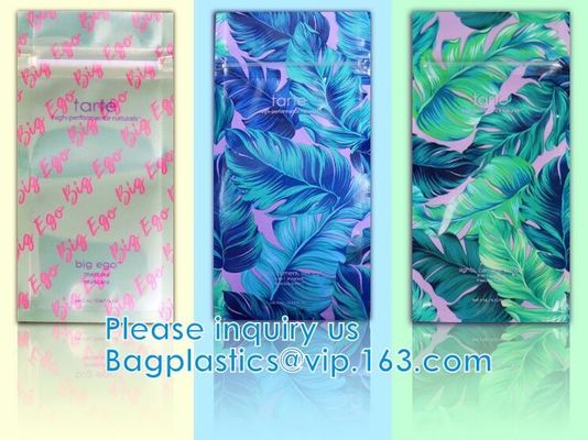 El bolso Zip lockk olográfico que se puede volver a sellar, bolsos del slidelock huele la prueba Mylar Baggies