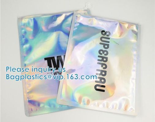 Huela los bolsos de Mylar de la prueba, pequeños bolsos Zip lockk de la hoja, favor de la Navidad de Halloween, bolsa Slidelock de la hoja