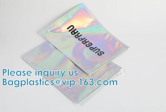 Huela los bolsos de Mylar de la prueba, pequeños bolsos Zip lockk de la hoja, favor de la Navidad de Halloween, bolsa Slidelock de la hoja