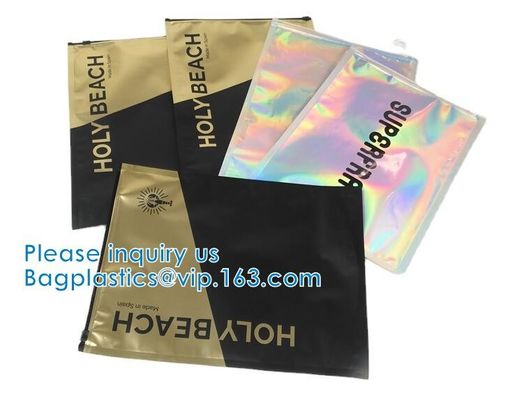 Huela los bolsos de Mylar de la prueba, pequeños bolsos Zip lockk de la hoja, favor de la Navidad de Halloween, bolsa Slidelock de la hoja
