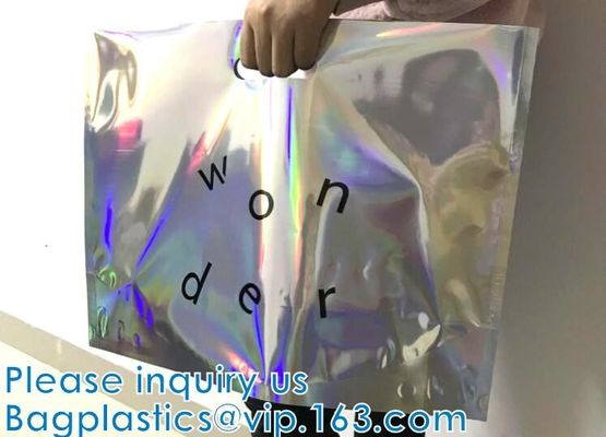 Huela los bolsos de Mylar de la prueba, pequeños bolsos Zip lockk de la hoja, favor de la Navidad de Halloween, bolsa Slidelock de la hoja