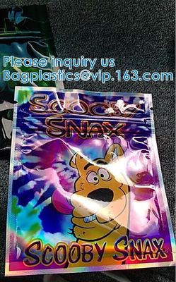 Bolsa Zip lockk que se puede volver a sellar, bolsos de Mylar, bolsos que se puede volver a sellar de la prueba del olor, bolso de la bolsa del papel de aluminio