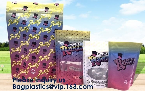 Los potes hojean bolsa, descuento Mylar empaquetan de encargo, los bolsos exóticos de 1 Mylar del gramo, Herb Packaging exótico