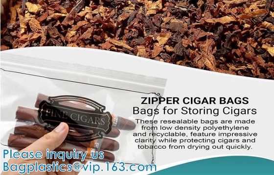 El mate exótico, cerradura de la cremallera de la hoja, Mylar empaqueta para el tabaco, tamaño del cuarto de galón, TSA aprobó, los bolsos Zip lockk plásticos