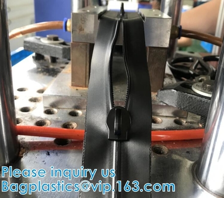Cremallera hidrófuga, cremalleras impermeables a prueba de gas de TPU, metal, nilón, tapón, tirador, ojeteador