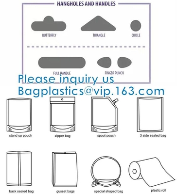 Bolsas con Matte Window, tinta respetuosa del medio ambiente, de categoría alimenticia, médico, electrónica, materia, cosméticos