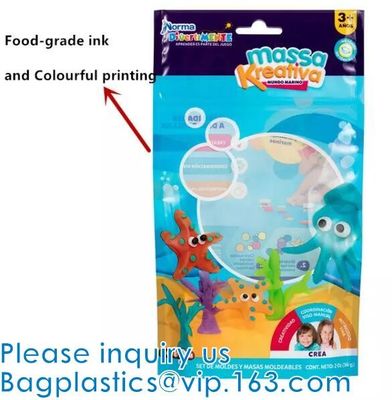 Bolsa autoadhesiva de la cremallera, bolsos que se puede volver a sellar de la prueba del olor, prenda impermeable del cierre superior de cremallera, almacenamiento de la comida, Zip lockk resistente