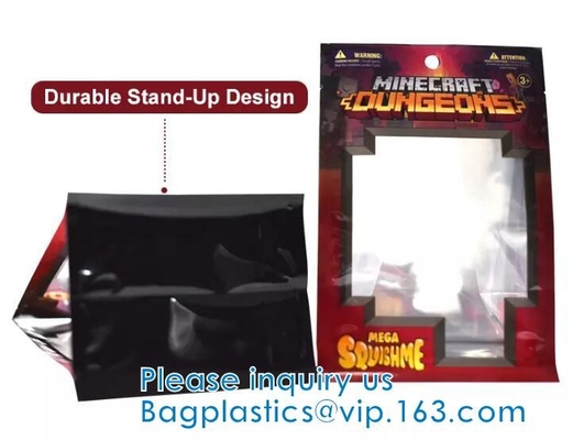 La bolsa formada especial, laminó la bolsa plástica de Mylar con Hang Hole, pequeño regalo que empaquetaba, Toy Sealed Packaging Bags