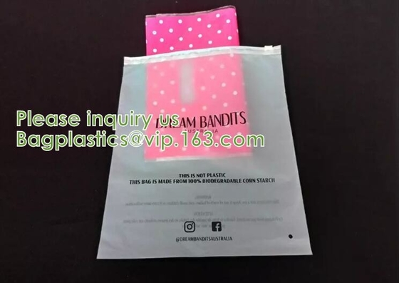 La ropa biodegradable, viste empaquetando, los bolsos multi de la función, respetuosos del medio ambiente, el 100% abonable