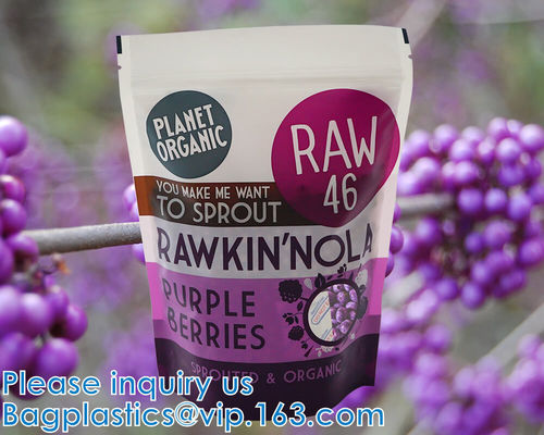 Levántese la bolsa con el Zip lockk que se puede volver a sellar y la ventana clara, lámina de mylar multiusos, tamaño pequeño, de aluminio