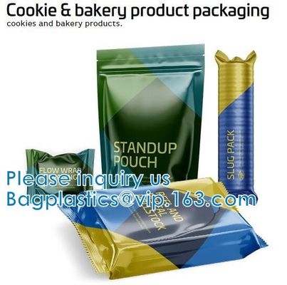 Bolsa del papel de Kraft, bolsos de la prueba del olor, prenda impermeable para el almacenamiento de la comida, Zip lockk resistente del cierre superior de cremallera, termosoldable