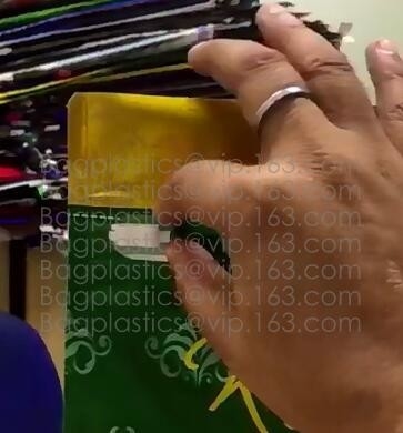 Bolsos que se puede volver a sellar de la bolsa, bolsos de la hoja de la cremallera del resbalador, empaquetado farmacéutico, alimento para animales que empaqueta, empaquetado del té