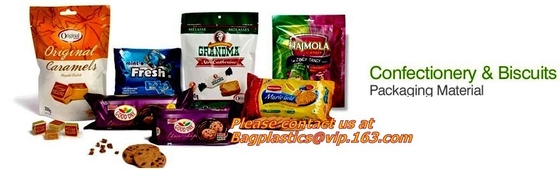 Bolsos que se puede volver a sellar de la bolsa, bolsos de la hoja de la cremallera del resbalador, empaquetado farmacéutico, alimento para animales que empaqueta, empaquetado del té