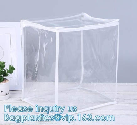 Tamaño multi, bolsos del guardapolvo del almacenamiento del bolso, bolso y monedero, cremallera robusta de Holder With Handle del organizador del PVC
