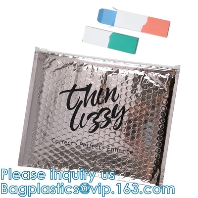 Embalaje cosmético del abrigo, bolsa Zip lockk de la burbuja, bolso de burbuja de la cremallera del resbalador, empaquetado modificado para requisitos particulares de la joyería