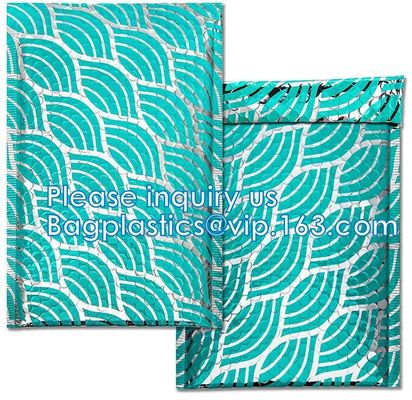 Bolso de empaquetado de envío de la burbuja del trabajo del Zip lockk del aire del resbalador del anuncio publicitario, bolsa rellenada belleza, bolsos de envío, sobres