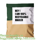 Embalaje del regalo, sobre acolchado, mensajero abonable, bolsos polivinílicos de envío del anuncio publicitario de Coextruded