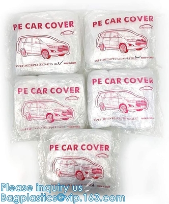 El coche disponible cubre la ropa, cubierta universal previene el polvo para el coche, cubiertas del vehículo, con la banda elástica