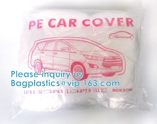 El coche disponible cubre la ropa, cubierta universal previene el polvo para el coche, cubiertas del vehículo, con la banda elástica