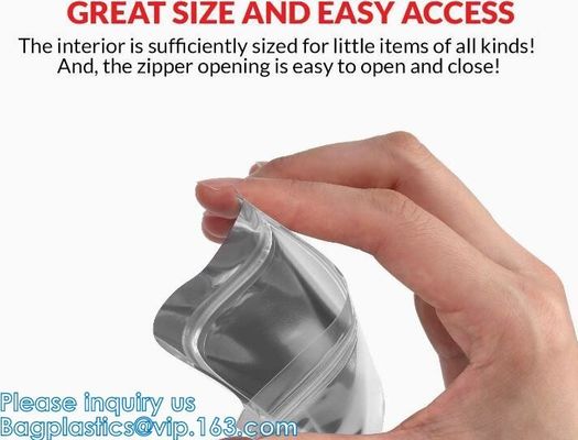 Los bolsos de la medicina, bolsos accesorios Zip lockk, píldora Baggies, complementan al organizador, bolsa de la medicación, almacenamiento de la vitamina