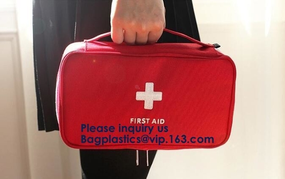Los bolsos de los primeros auxilios, Kit Bag, bolso médico del almacenamiento, bolsa portátil, medicina de la emergencia, las píldoras prácticas embolsan