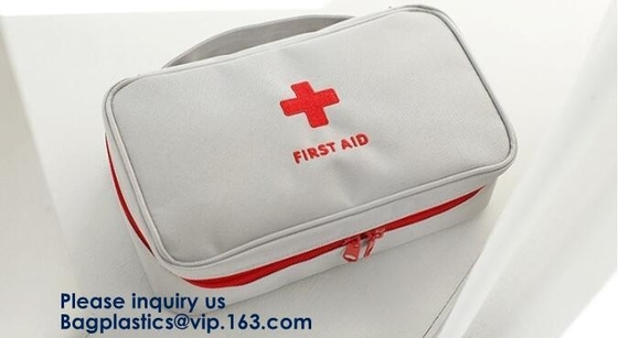 Los bolsos de los primeros auxilios, Kit Bag, bolso médico del almacenamiento, bolsa portátil, medicina de la emergencia, las píldoras prácticas embolsan