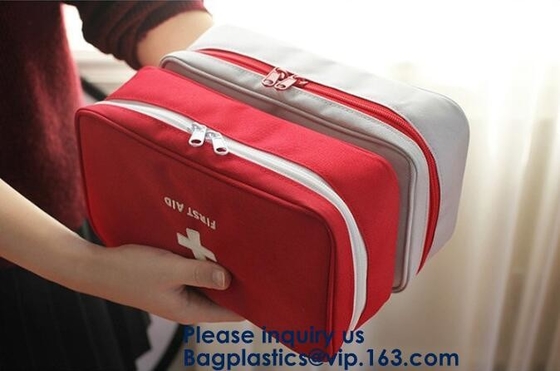 Los bolsos de los primeros auxilios, Kit Bag, bolso médico del almacenamiento, bolsa portátil, medicina de la emergencia, las píldoras prácticas embolsan