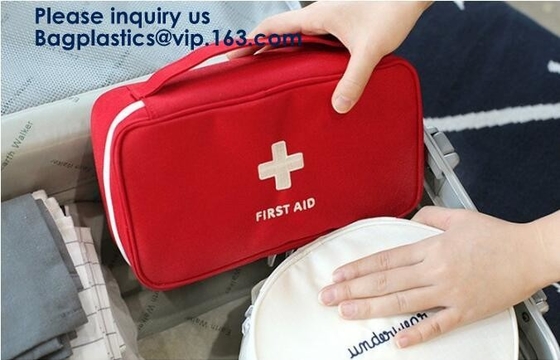 Los bolsos de los primeros auxilios, Kit Bag, bolso médico del almacenamiento, bolsa portátil, medicina de la emergencia, las píldoras prácticas embolsan