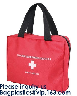 Los bolsos de los primeros auxilios, Kit Bag, bolso médico del almacenamiento, bolsa portátil, medicina de la emergencia, las píldoras prácticas embolsan