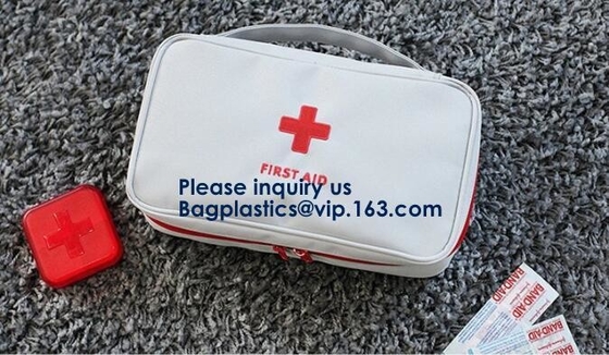Los bolsos de los primeros auxilios, Kit Bag, bolso médico del almacenamiento, bolsa portátil, medicina de la emergencia, las píldoras prácticas embolsan
