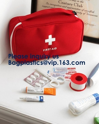 Los bolsos de los primeros auxilios, Kit Bag, bolso médico del almacenamiento, bolsa portátil, medicina de la emergencia, las píldoras prácticas embolsan