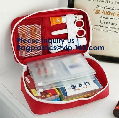 Los bolsos de los primeros auxilios, Kit Bag, bolso médico del almacenamiento, bolsa portátil, medicina de la emergencia, las píldoras prácticas embolsan