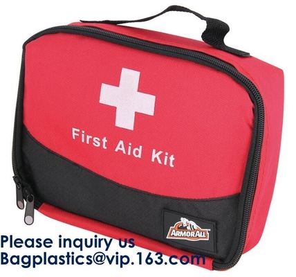 Los bolsos de los primeros auxilios, Kit Bag, bolso médico del almacenamiento, bolsa portátil, medicina de la emergencia, las píldoras prácticas embolsan