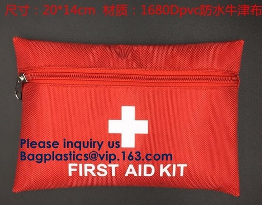 Los bolsos de los primeros auxilios, Kit Bag, bolso médico del almacenamiento, bolsa portátil, medicina de la emergencia, las píldoras prácticas embolsan