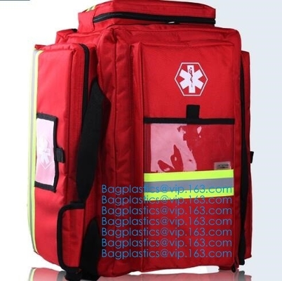 Los bolsos de los primeros auxilios, Kit Bag, bolso médico del almacenamiento, bolsa portátil, medicina de la emergencia, las píldoras prácticas embolsan