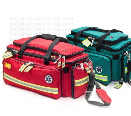 Los bolsos de los primeros auxilios, Kit Bag, bolso médico del almacenamiento, bolsa portátil, medicina de la emergencia, las píldoras prácticas embolsan