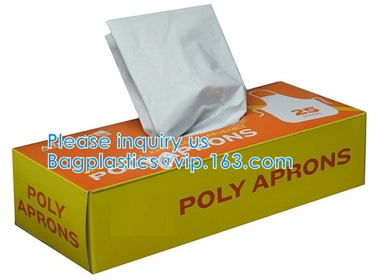 Delantal disponible protector médico, DELANTAL del CPE, con el lazo del pulgar, cocina, fuentes dentales, cocinero, atención sanitaria