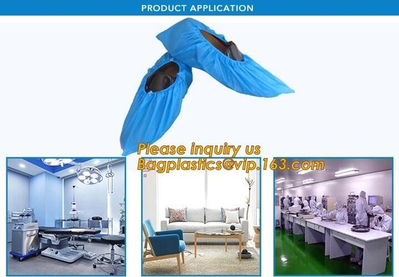 Productos de la seguridad, plástico disponible, médico antirresbaladizo, interior, cubiertas del zapato, material impermeable del CPE del PE