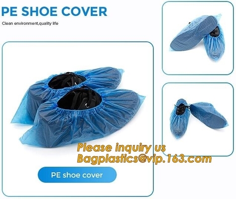 Productos de la seguridad, plástico disponible, médico antirresbaladizo, interior, cubiertas del zapato, material impermeable del CPE del PE