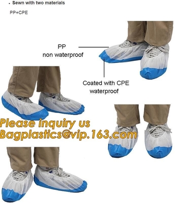 Productos de la seguridad, plástico disponible, médico antirresbaladizo, interior, cubiertas del zapato, material impermeable del CPE del PE