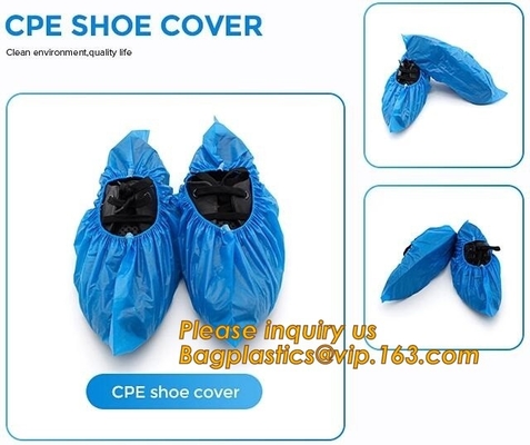 Productos de la seguridad, plástico disponible, médico antirresbaladizo, interior, cubiertas del zapato, material impermeable del CPE del PE