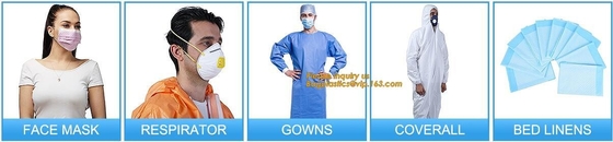 Cubiertas elásticos del casquillo, casquillos principales quirúrgicos disponibles médicos, toca Bouffant no tejida, CASQUILLO neto de la ENFERMERA de pelo