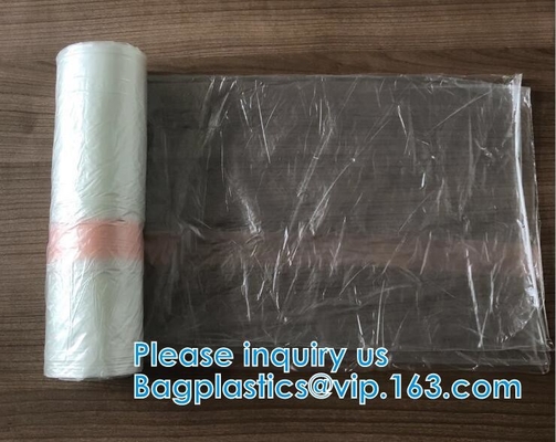 Sacos de basura médicos solubles en agua fríos y calientes, bolso soluble de PVA para el lavadero del hospital