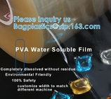 La película del lavadero de PVA empaqueta las cápsulas del detergente de la ropa de mármol pela apagado la cinta soluble en agua de la semilla de la película
