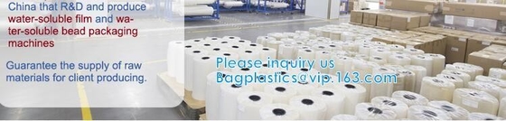 Película soluble en agua fría de PVA, empaquetado detergente, impresión de la transferencia del agua, portador temporal, semilla que siembra la correa