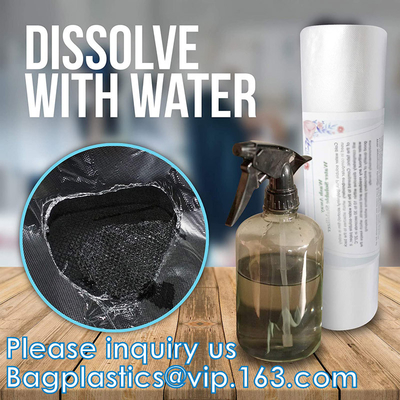 Película plástica soluble en agua de Pva, fábrica disuelta rápida de polivinilo del eco de la película soluble en agua fría amistosa del alcohol