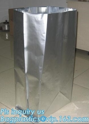 El papel de aluminio, trazador de líneas empaqueta el tipo cúbico trazador de líneas de IBC, almacenamiento No-peligroso de los líquidos, bolso cúbico de Flexi de la forma