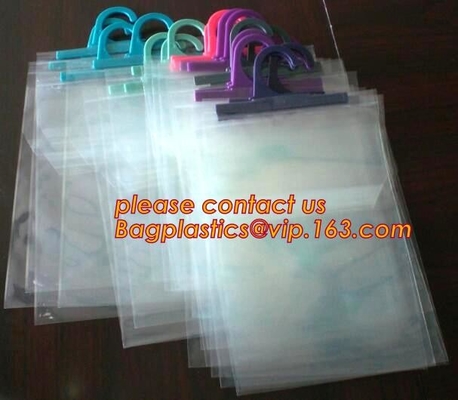 BOLSAS CON COLGADOR PARA EMBALAJE DE PRENDAS, BOLSAS CON GANCHO, BOLSAS PARA ROPA, BOLSOS CON CIERRE DE BOTONES, BOLSOS CON CORDÓN EVA FROST